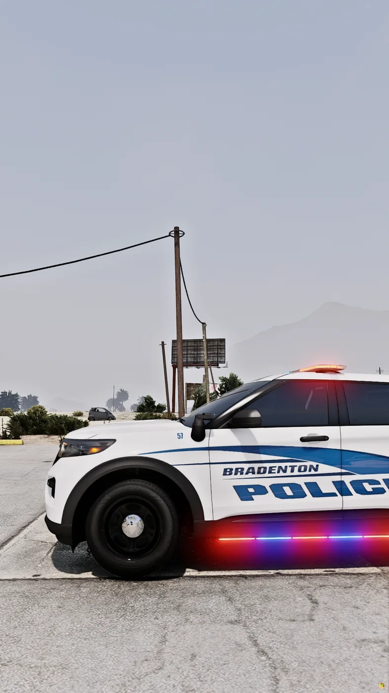 Florida Highway Patrol scene